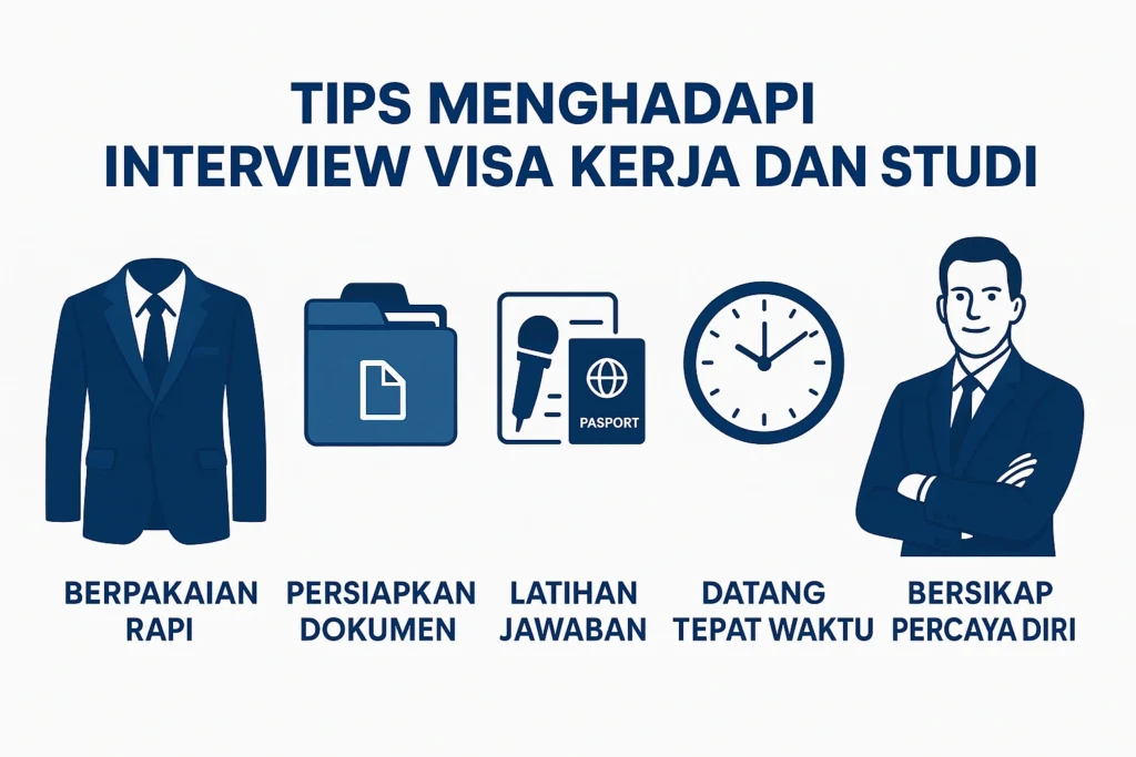 Elynconsultoriainternacional.com - Tips Menghadapi Interview Visa Kerja dan Studi